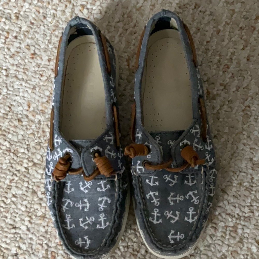 Sperry for J Crew shoes Sz 6 Anchors